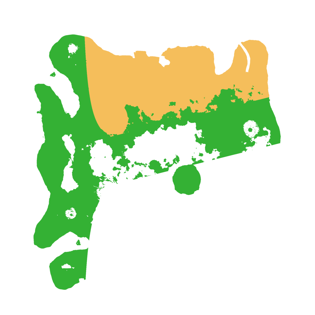 Biome Rust Map: Procedural Map, Size: 3000, Seed: 16039