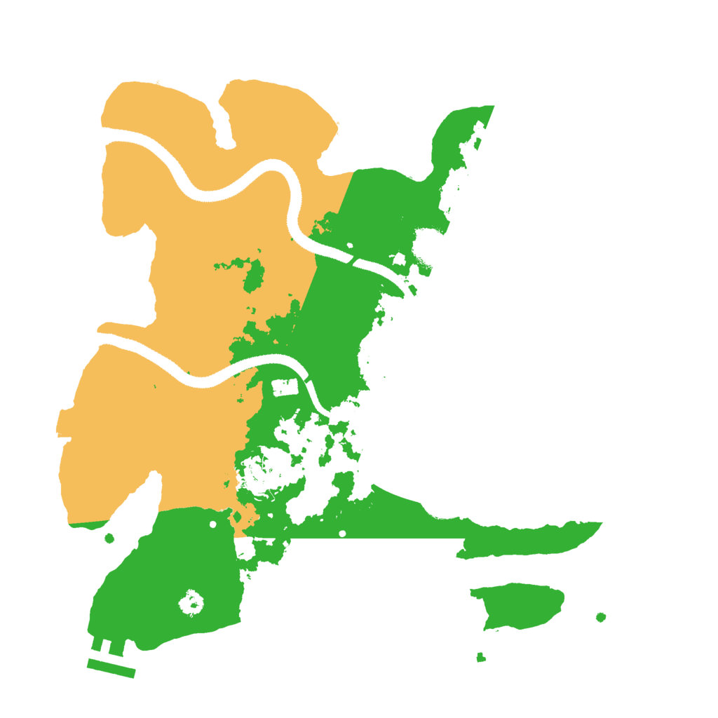 Biome Rust Map: Procedural Map, Size: 3000, Seed: 7602459