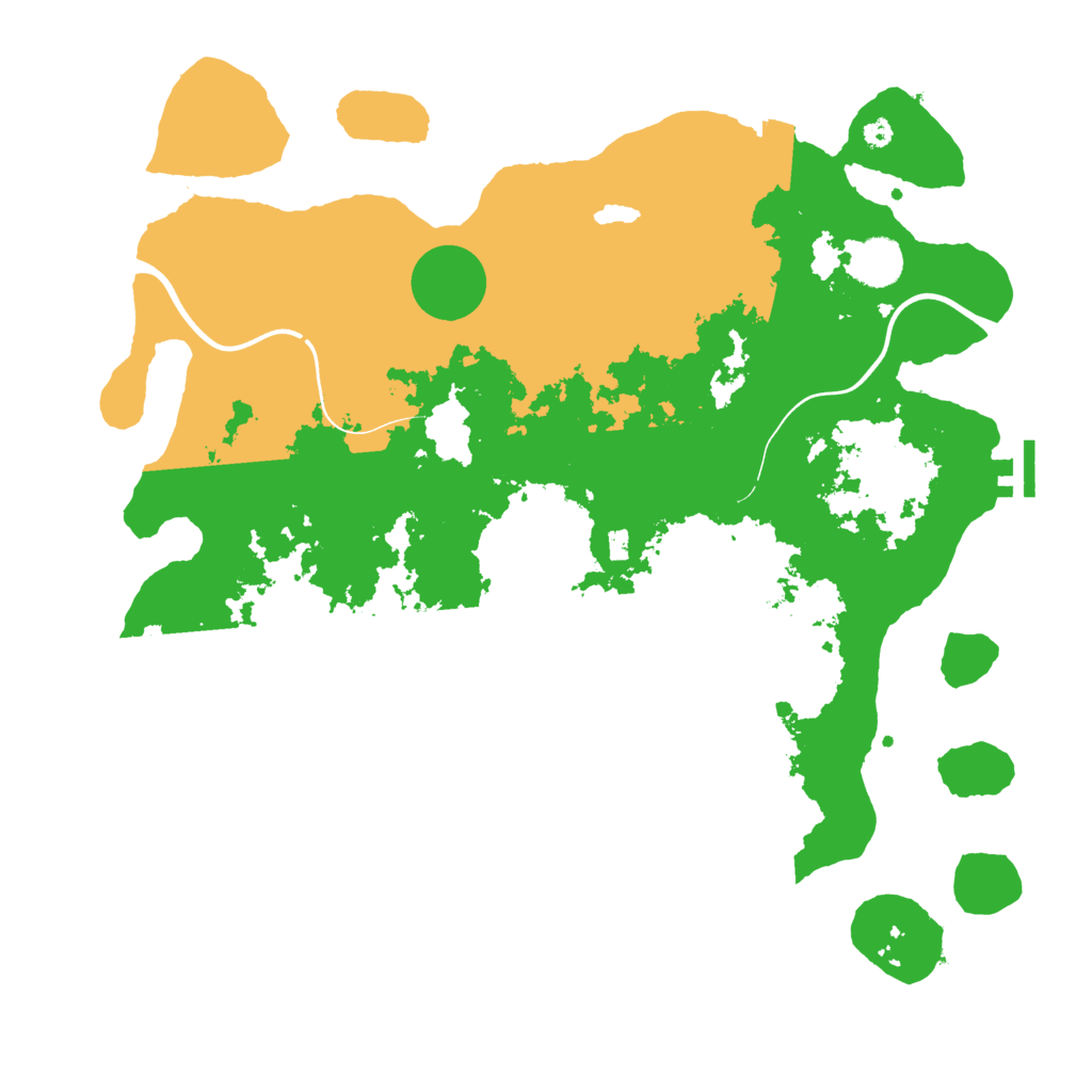 Biome Rust Map: Procedural Map, Size: 3850, Seed: 31492344