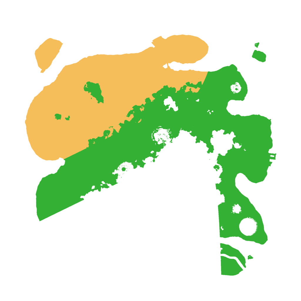 Biome Rust Map: Procedural Map, Size: 3000, Seed: 42277