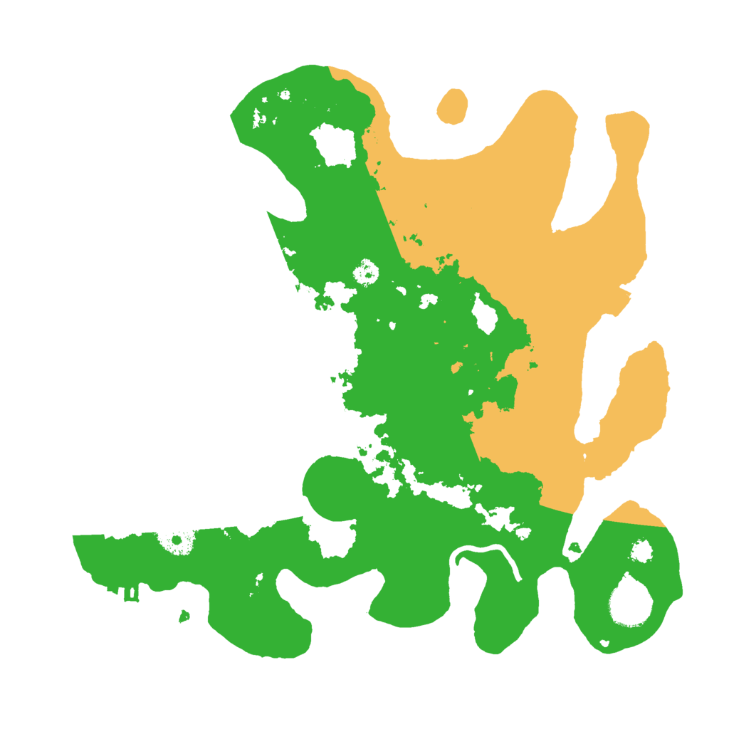 Biome Rust Map: Procedural Map, Size: 3000, Seed: 39398