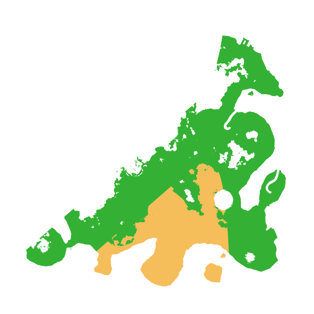 Biome Rust Map: Procedural Map, Size: 3000, Seed: 2466554