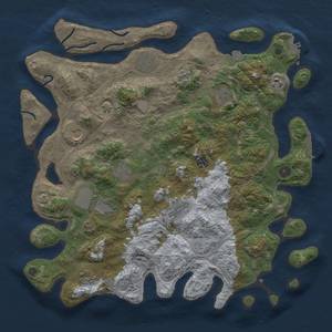 Thumbnail Rust Map: Procedural Map, Size: 4250, Seed: 1145144067, 18 Monuments