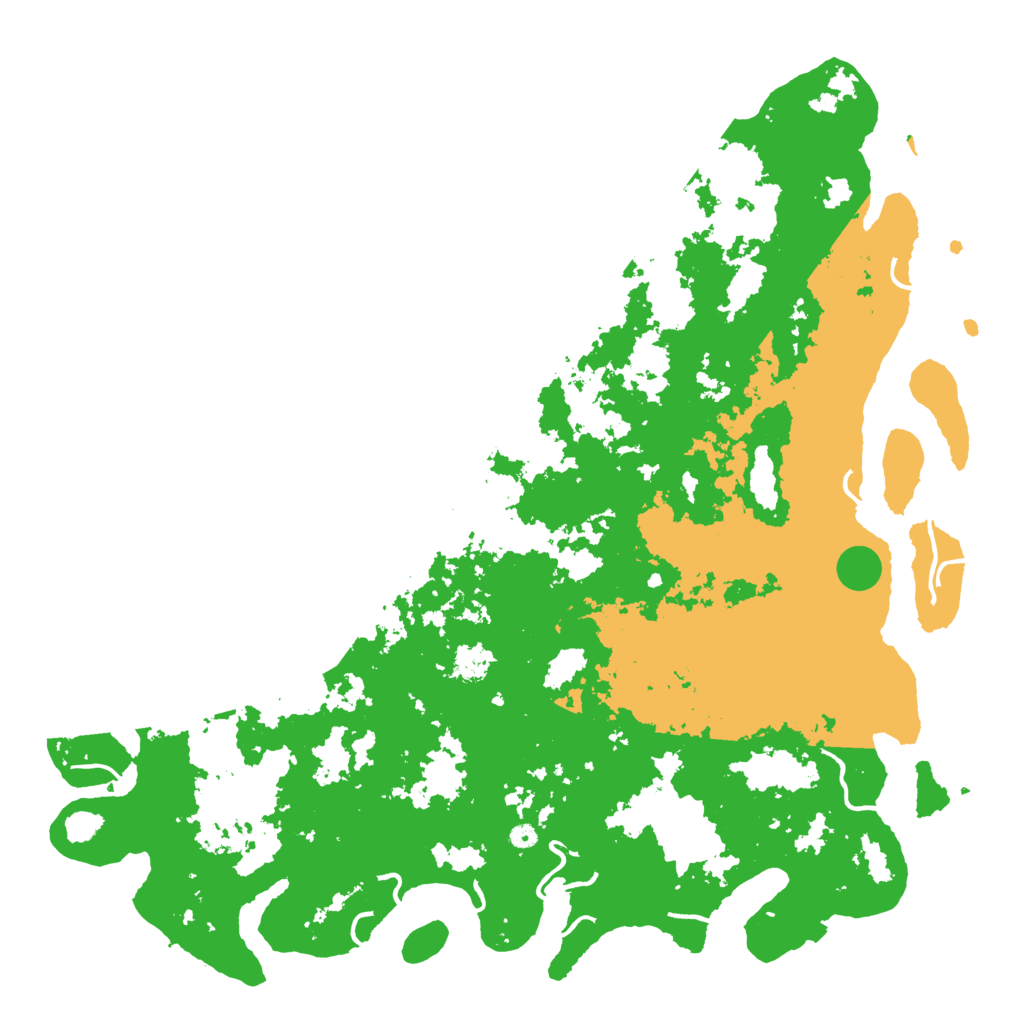 Biome Rust Map: Procedural Map, Size: 6000, Seed: 2107618676