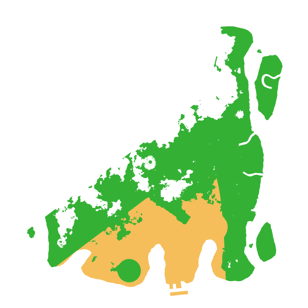 Biome Rust Map: Procedural Map, Size: 3500, Seed: 2117034939
