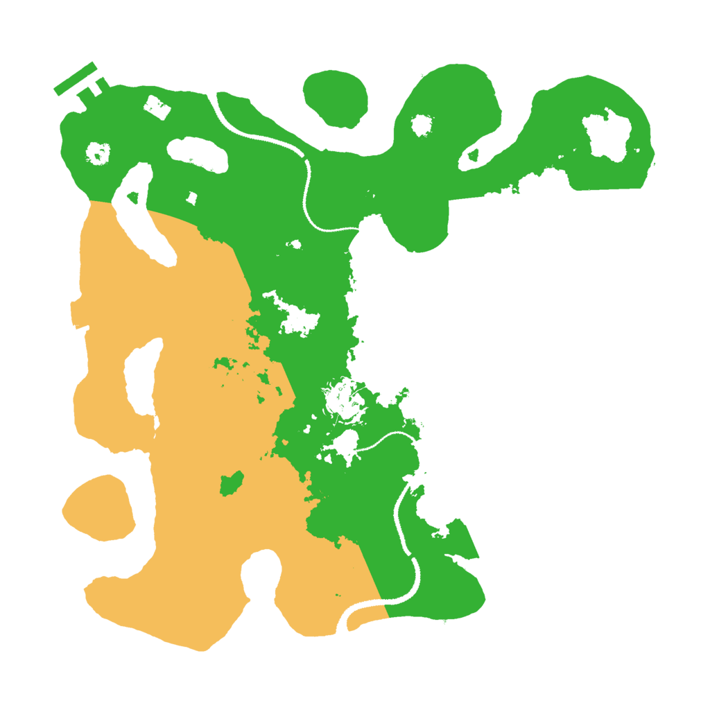 Biome Rust Map: Procedural Map, Size: 3000, Seed: 779071248