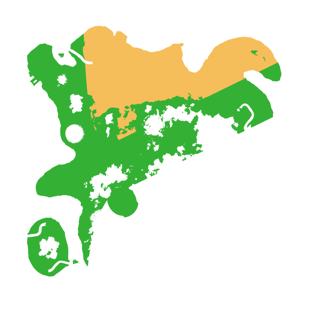 Biome Rust Map: Procedural Map, Size: 3000, Seed: 55147