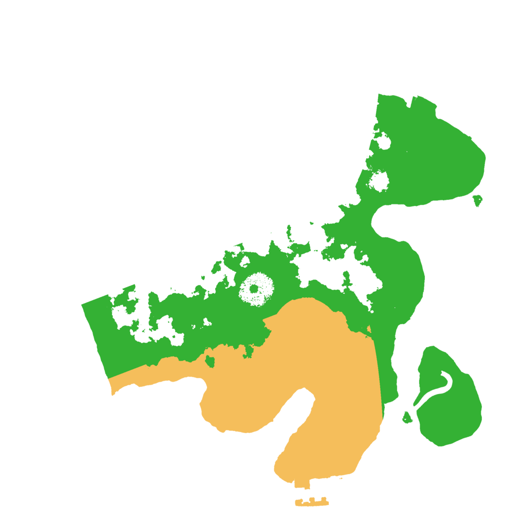 Biome Rust Map: Procedural Map, Size: 2400, Seed: 1073824271