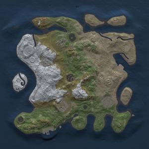 Thumbnail Rust Map: Procedural Map, Size: 3000, Seed: 85676432, 12 Monuments