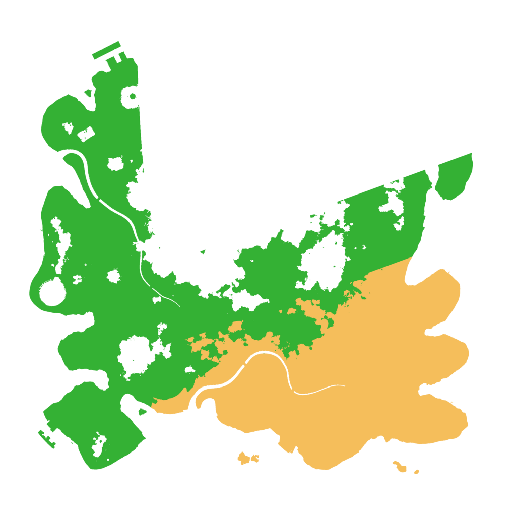 Biome Rust Map: Procedural Map, Size: 3500, Seed: 56079136
