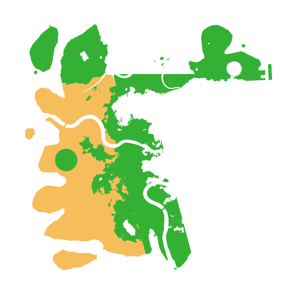 Biome Rust Map: Procedural Map, Size: 3500, Seed: 94143901