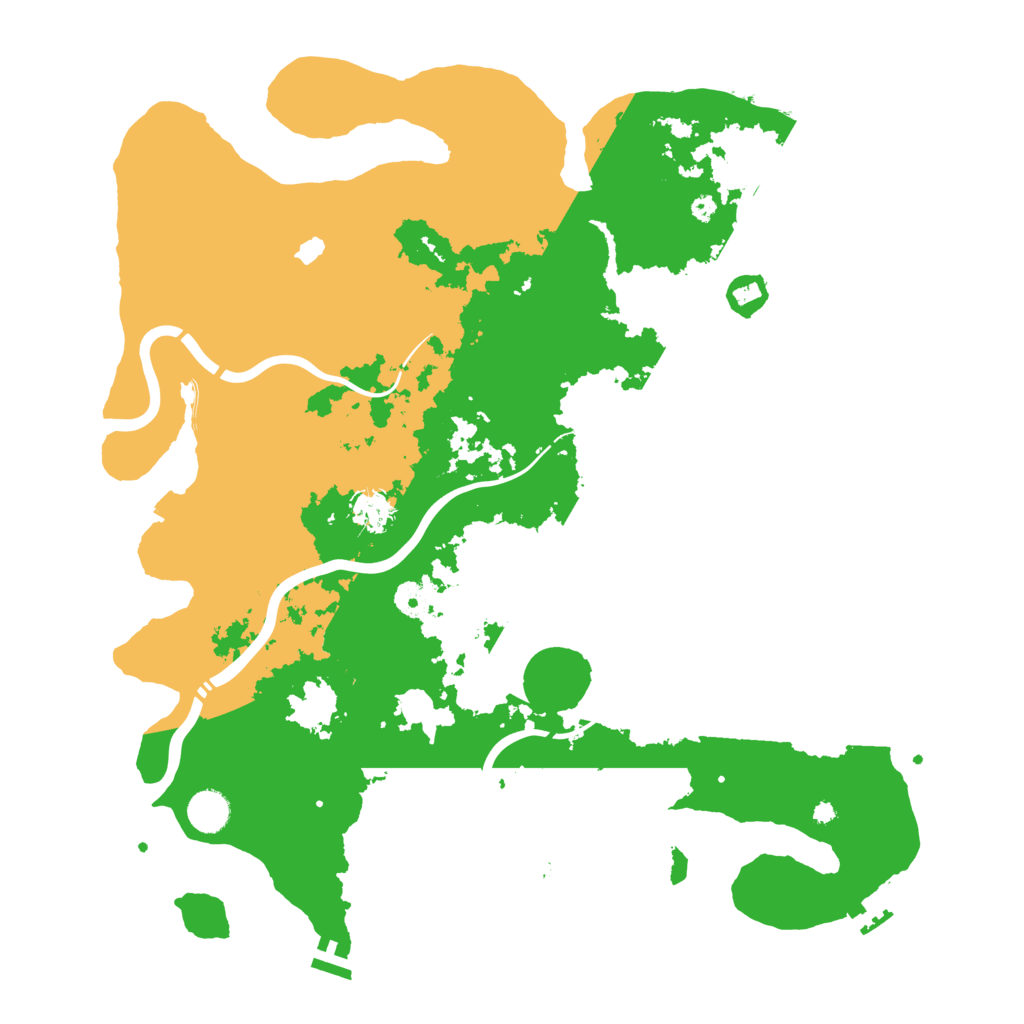 Biome Rust Map: Procedural Map, Size: 4250, Seed: 431351537