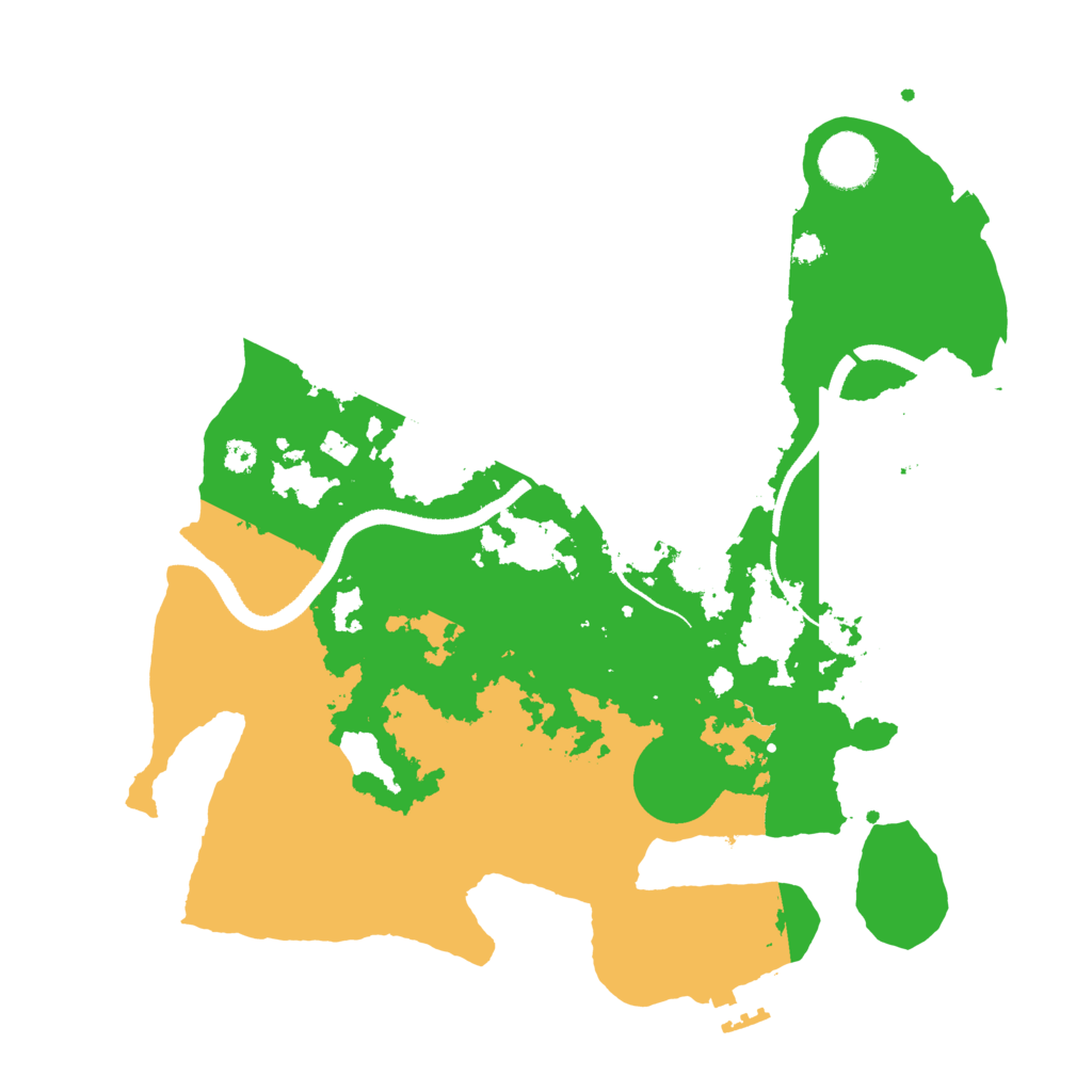 Biome Rust Map: Procedural Map, Size: 3350, Seed: 443212