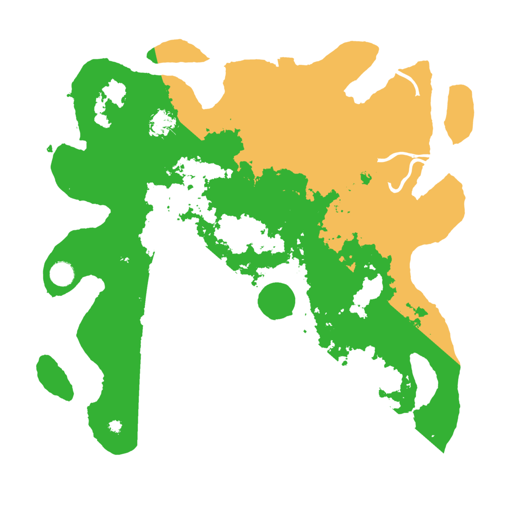 Biome Rust Map: Procedural Map, Size: 3700, Seed: 1513308091