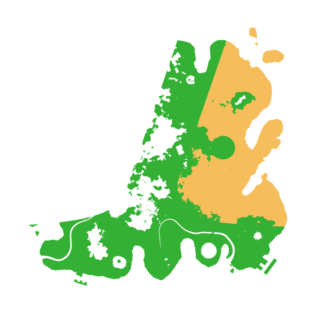 Biome Rust Map: Procedural Map, Size: 3500, Seed: 1195727136