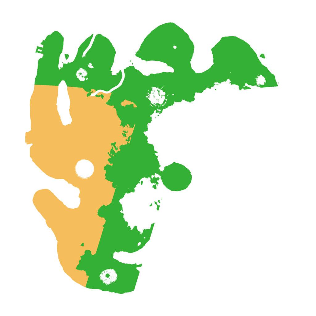 Biome Rust Map: Procedural Map, Size: 3000, Seed: 586621784