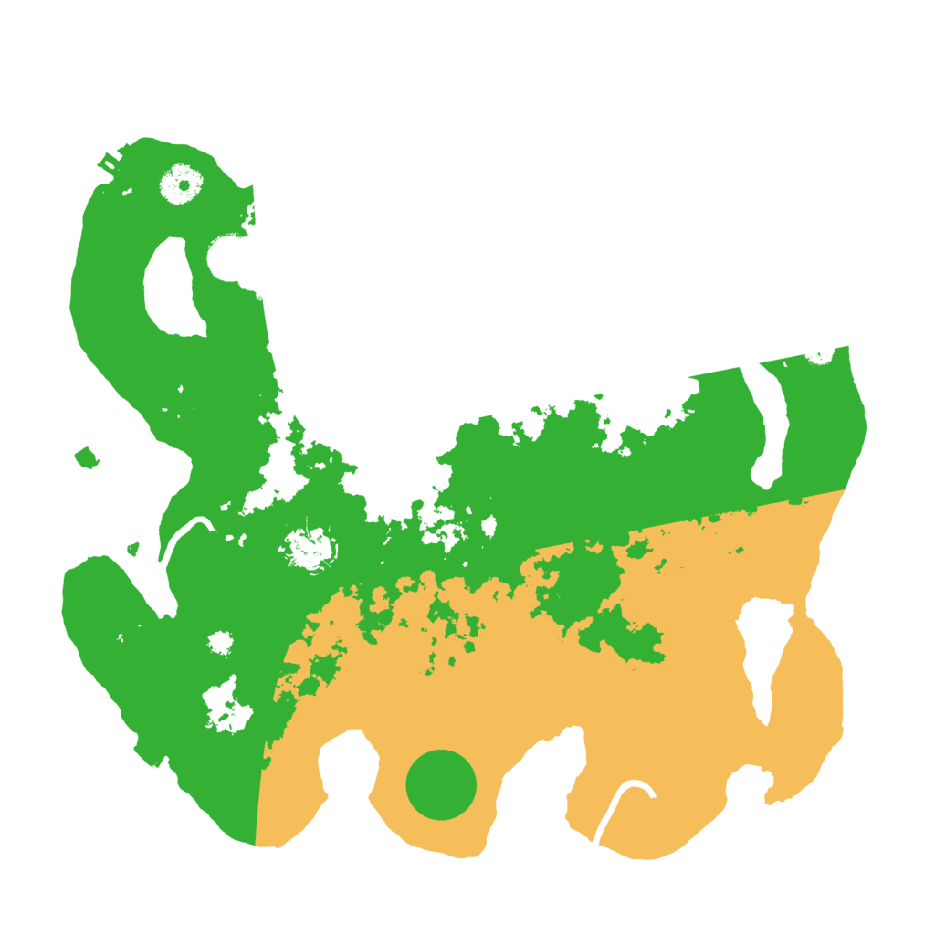 Biome Rust Map: Procedural Map, Size: 3500, Seed: 1357331492