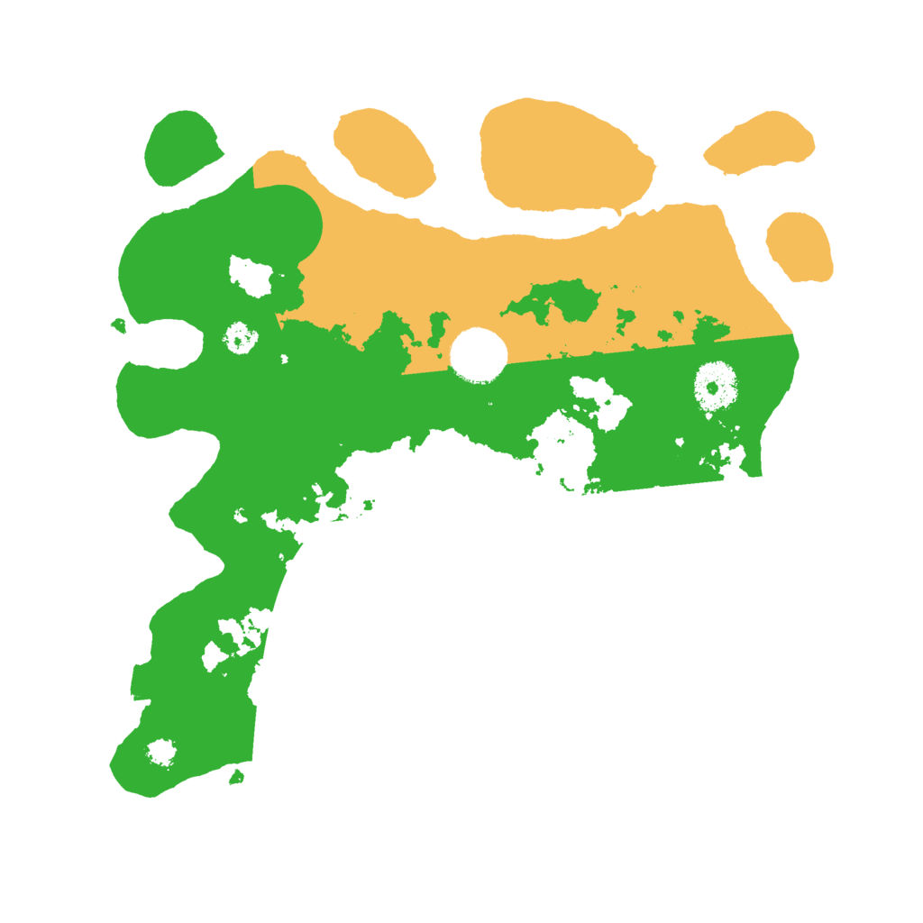 Biome Rust Map: Procedural Map, Size: 3000, Seed: 22864