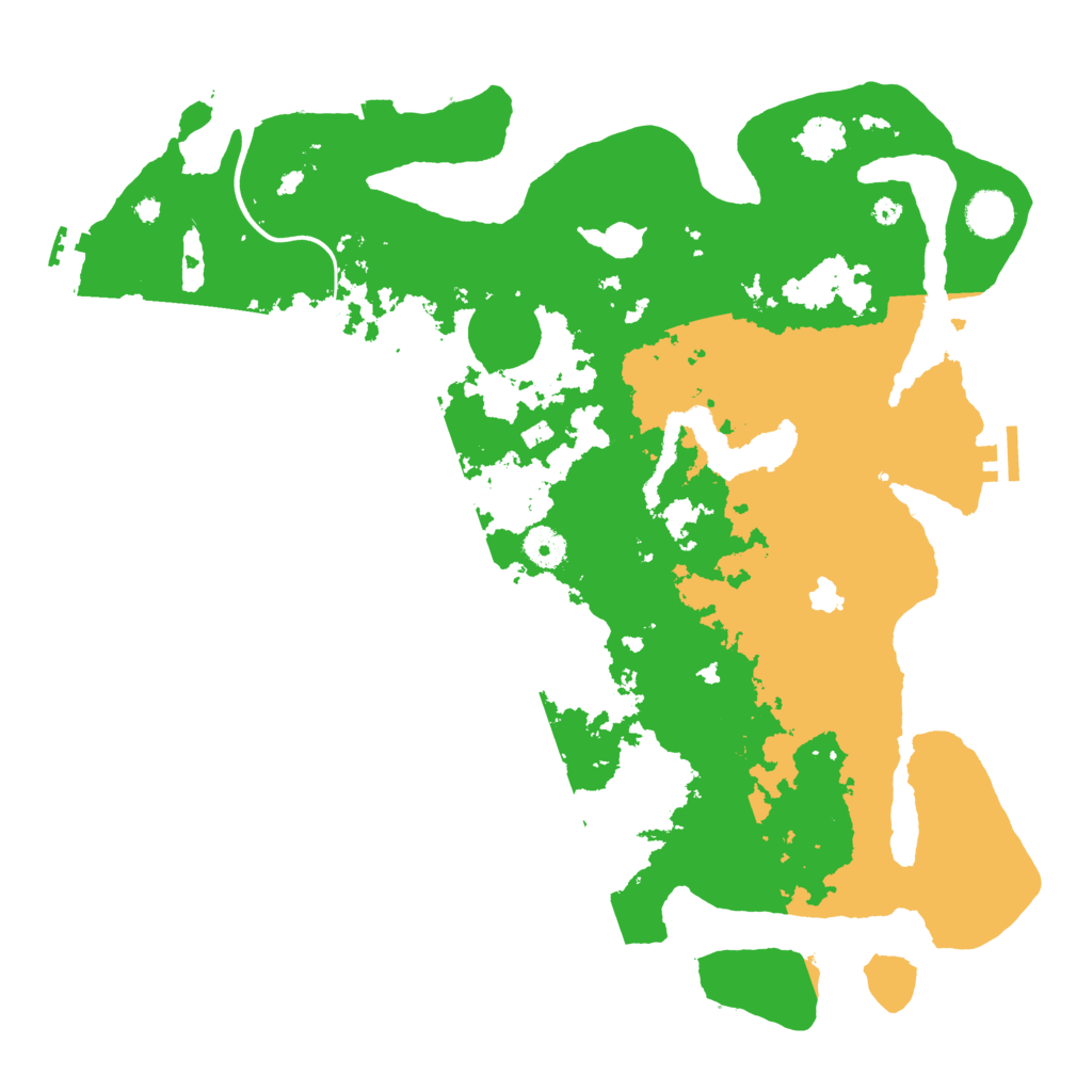 Biome Rust Map: Procedural Map, Size: 4000, Seed: 20240524