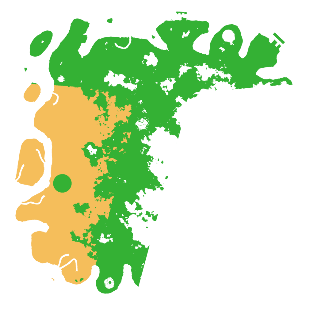 Biome Rust Map: Procedural Map, Size: 4500, Seed: 123458