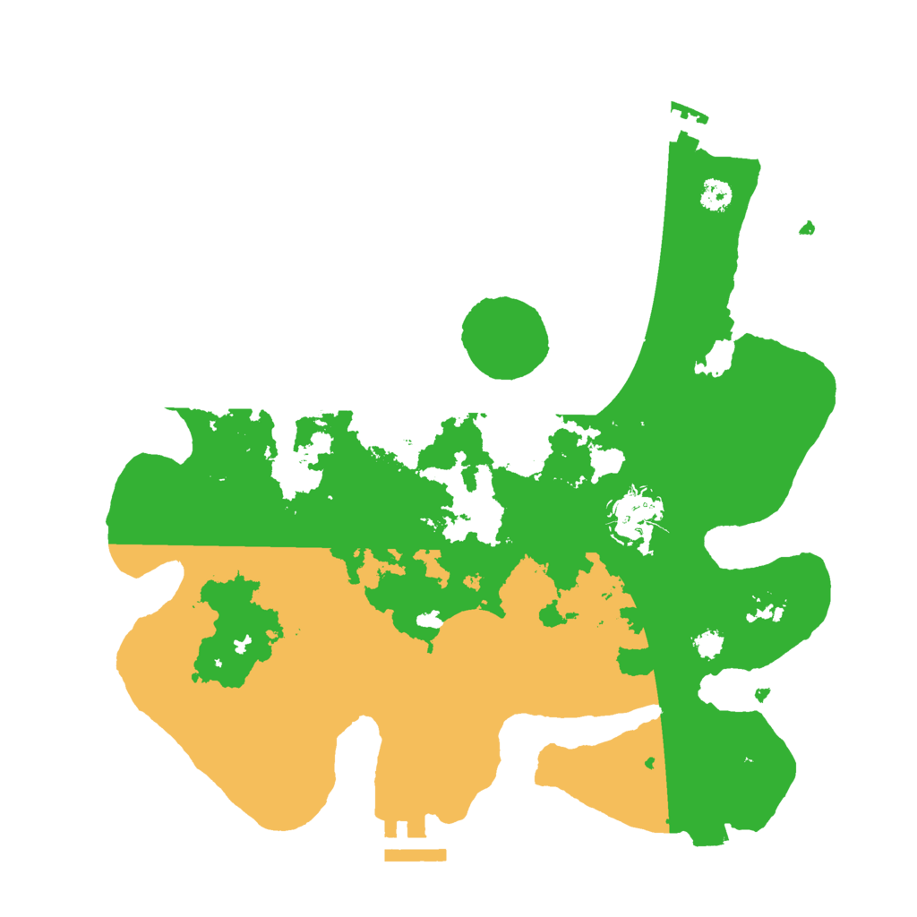 Biome Rust Map: Procedural Map, Size: 3000, Seed: 54264457