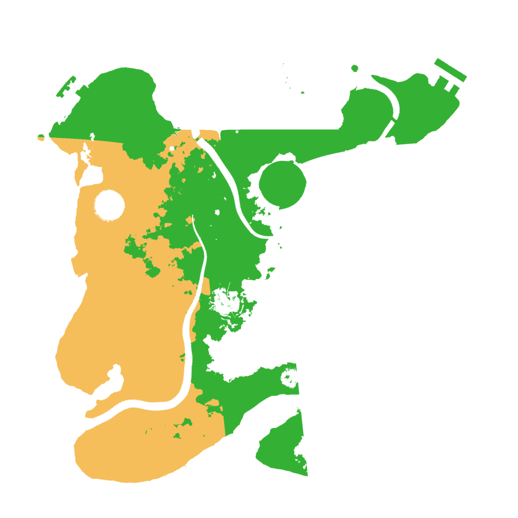 Biome Rust Map: Procedural Map, Size: 3000, Seed: 384925023