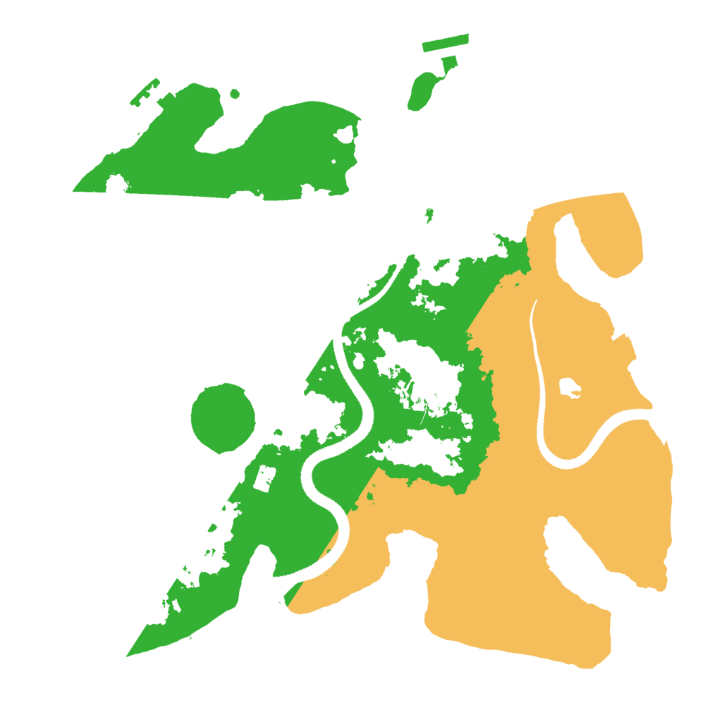 Biome Rust Map: Procedural Map, Size: 3000, Seed: 614701360