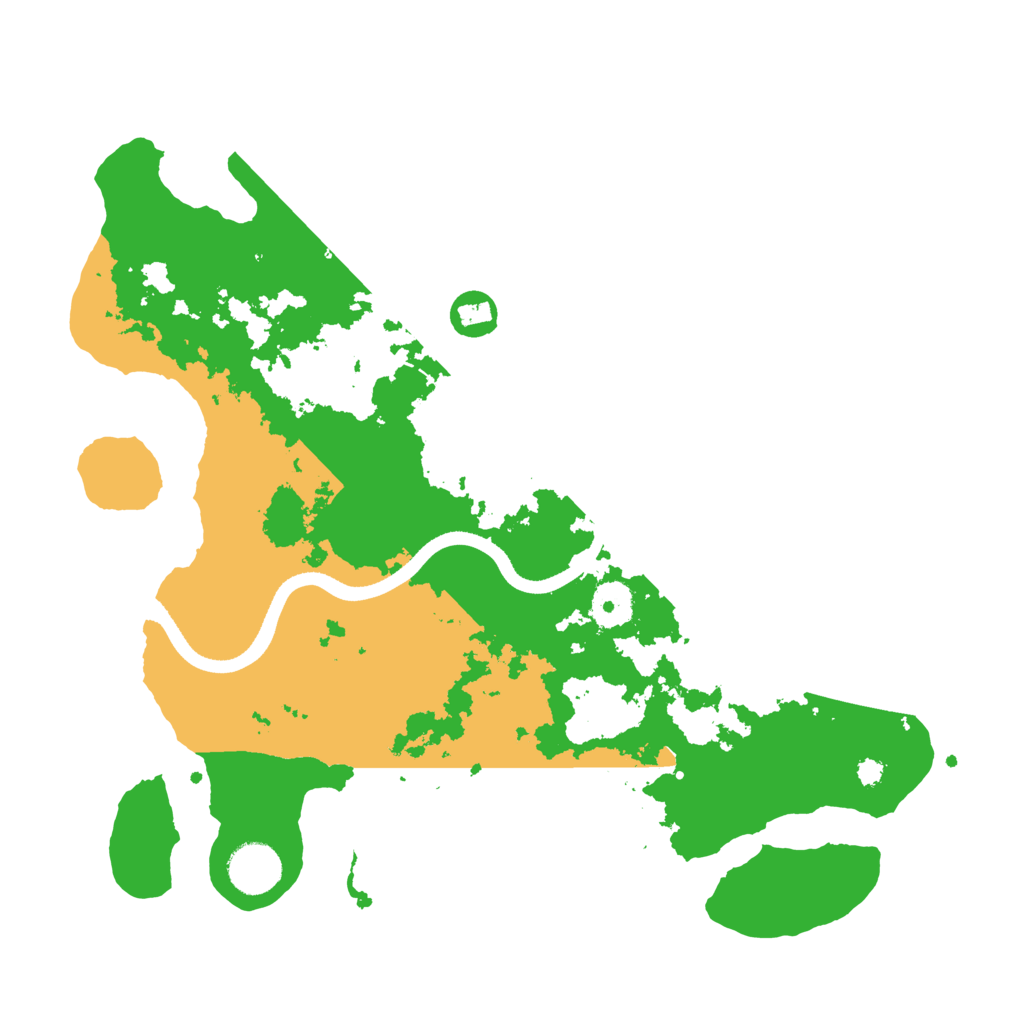 Biome Rust Map: Procedural Map, Size: 3500, Seed: 1883985884