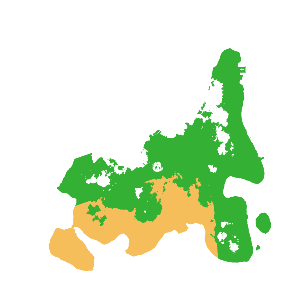 Biome Rust Map: Procedural Map, Size: 3000, Seed: 1933402083