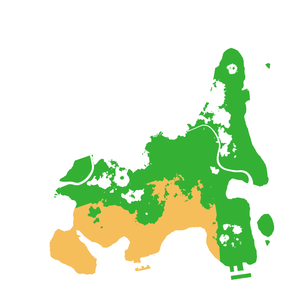 Biome Rust Map: Procedural Map, Size: 3000, Seed: 1933402083