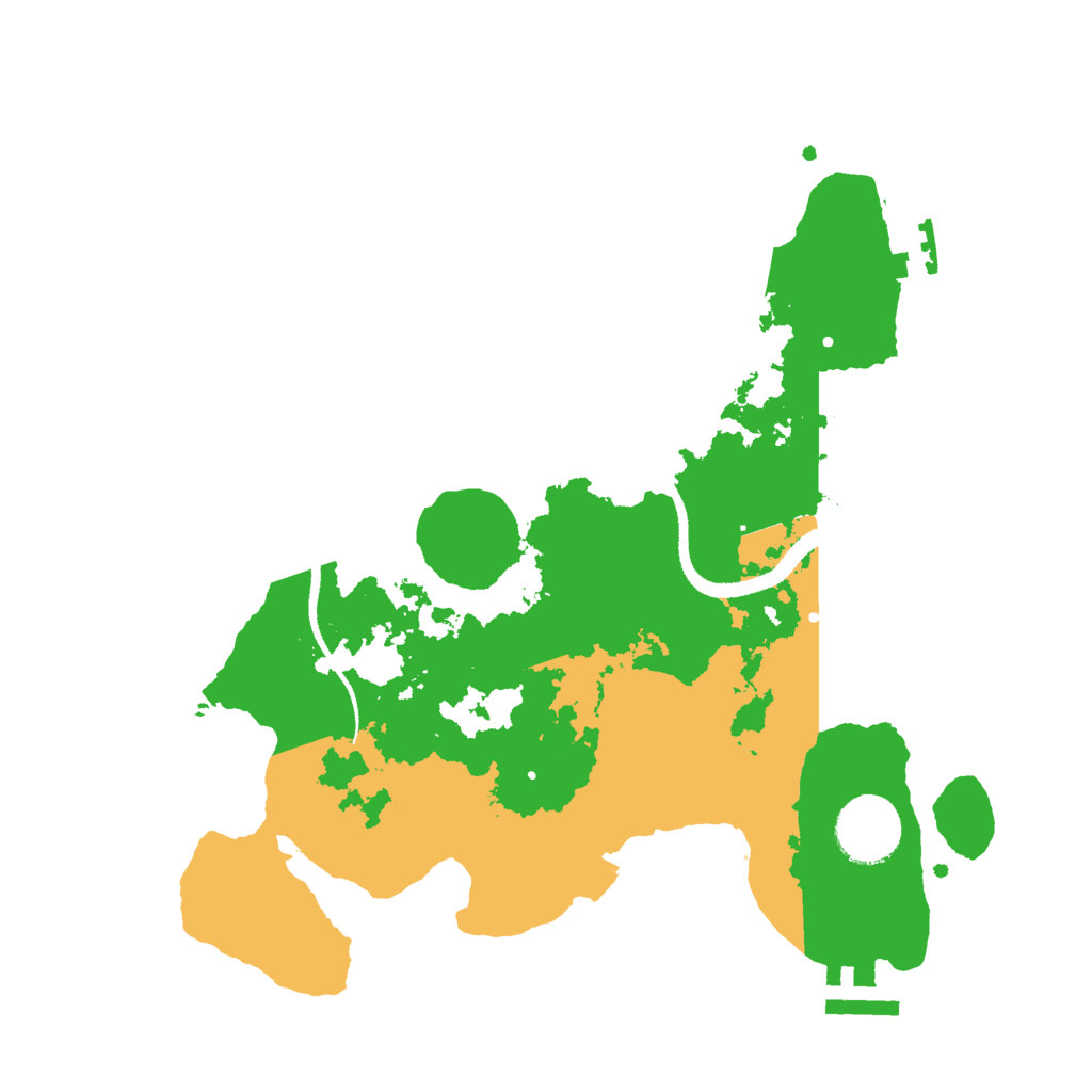 Biome Rust Map: Procedural Map, Size: 3000, Seed: 1933402083