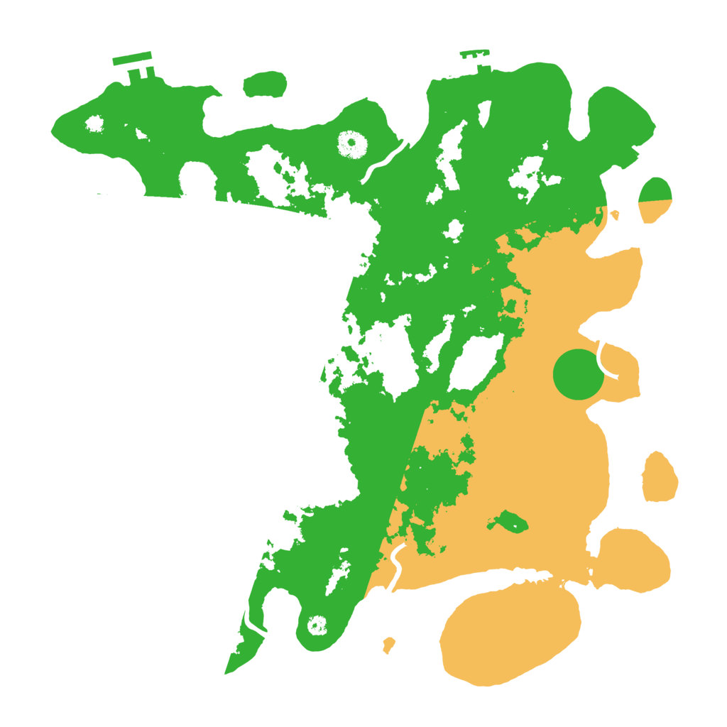 Biome Rust Map: Procedural Map, Size: 3750, Seed: 656141805
