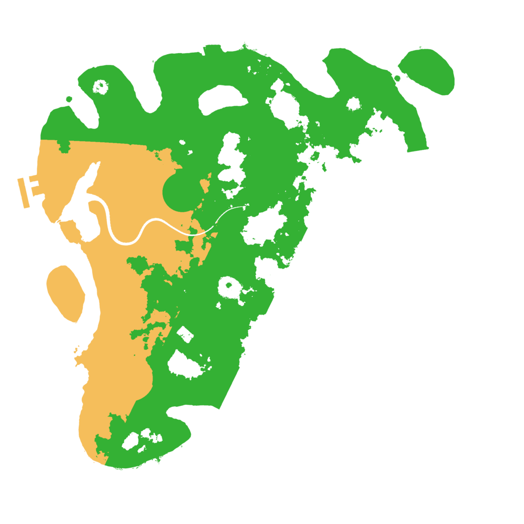 Biome Rust Map: Procedural Map, Size: 3500, Seed: 1730680104