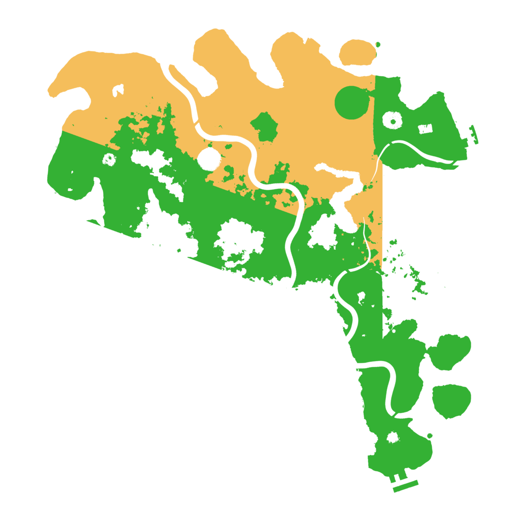 Biome Rust Map: Procedural Map, Size: 4000, Seed: 698754321