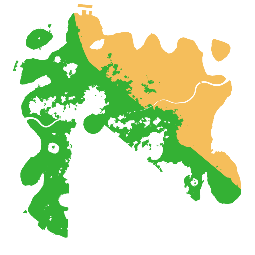 Biome Rust Map: Procedural Map, Size: 3500, Seed: 43062021