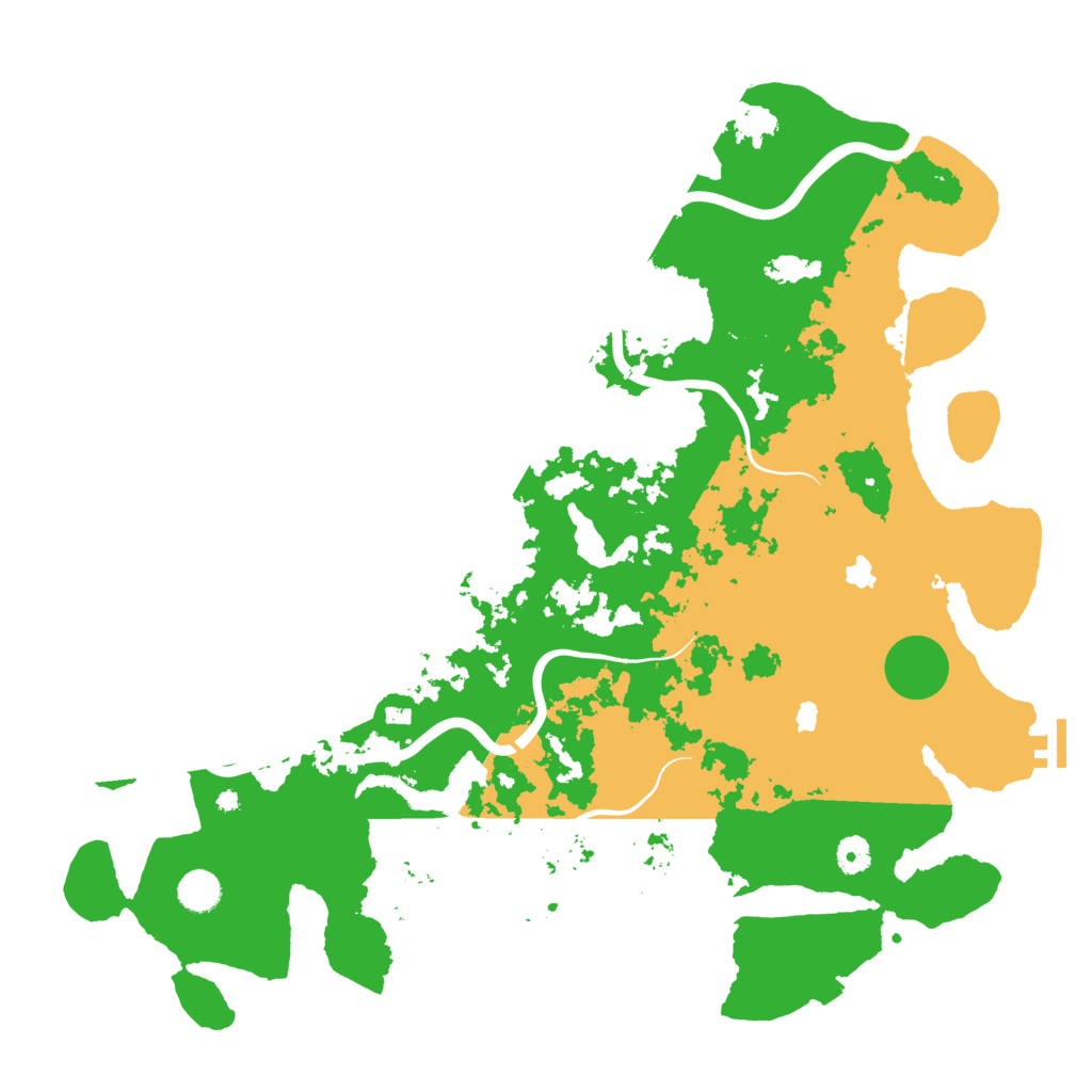 Biome Rust Map: Procedural Map, Size: 4500, Seed: 2106337696