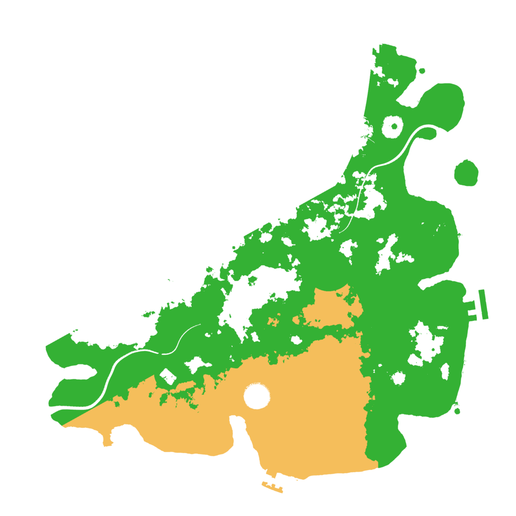 Biome Rust Map: Procedural Map, Size: 3500, Seed: 1914387048