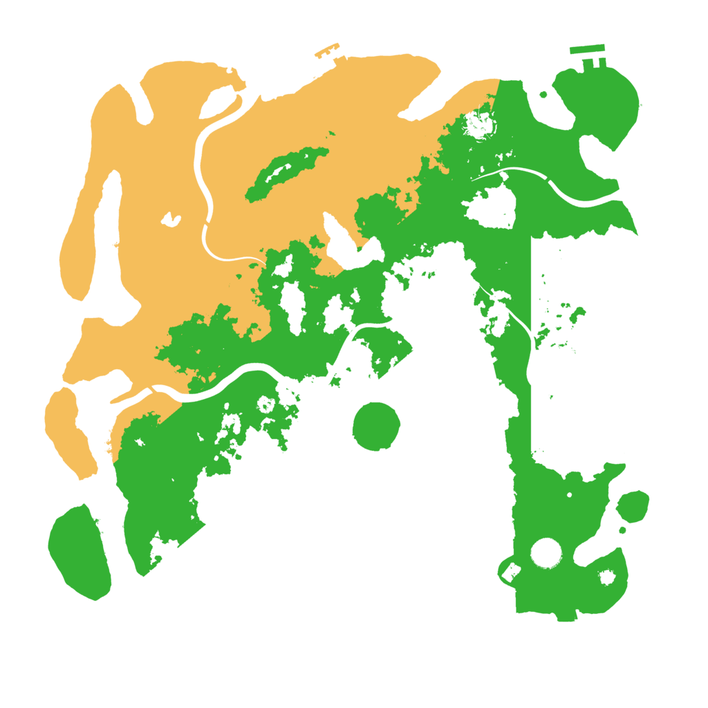 Biome Rust Map: Procedural Map, Size: 4096, Seed: 1170407895