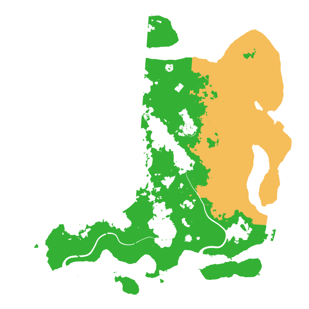 Biome Rust Map: Procedural Map, Size: 3850, Seed: 519808453