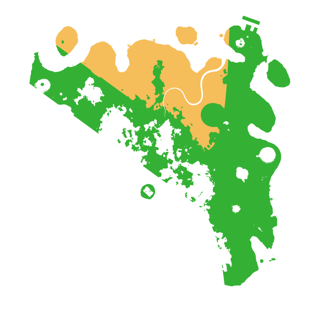 Biome Rust Map: Procedural Map, Size: 3500, Seed: 710238605