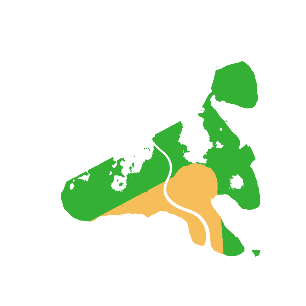 Biome Rust Map: Procedural Map, Size: 2000, Seed: 123446432