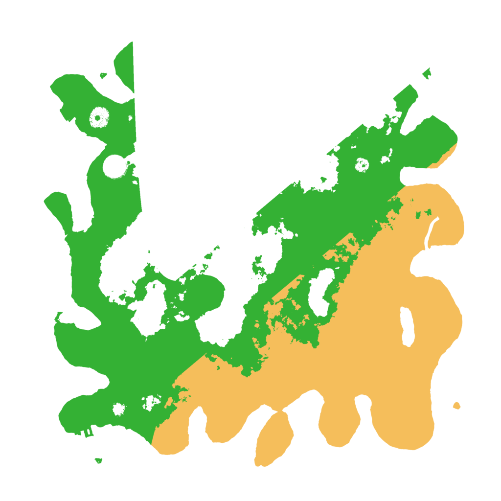 Biome Rust Map: Procedural Map, Size: 3700, Seed: 40552686