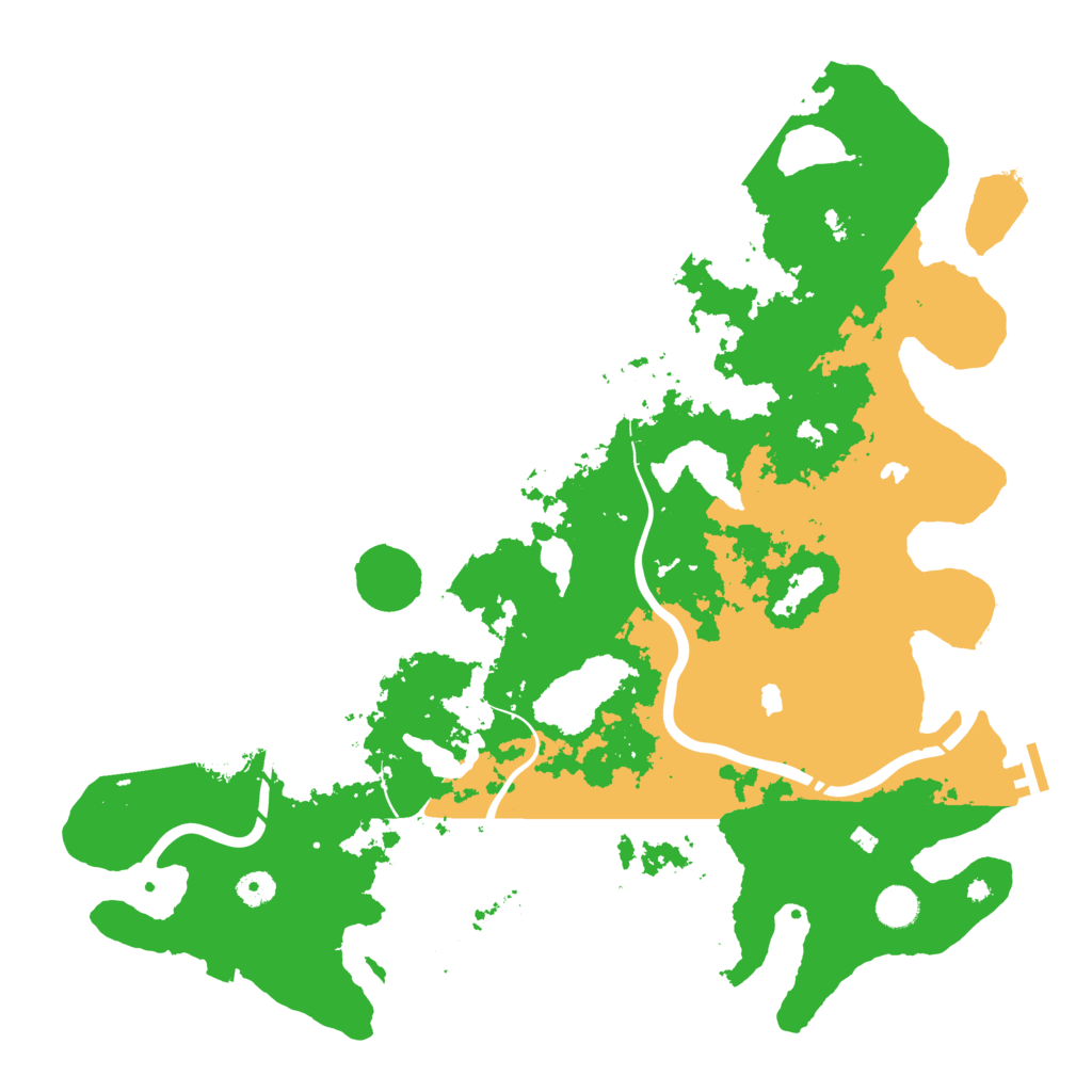 Biome Rust Map: Procedural Map, Size: 4500, Seed: 2107618676