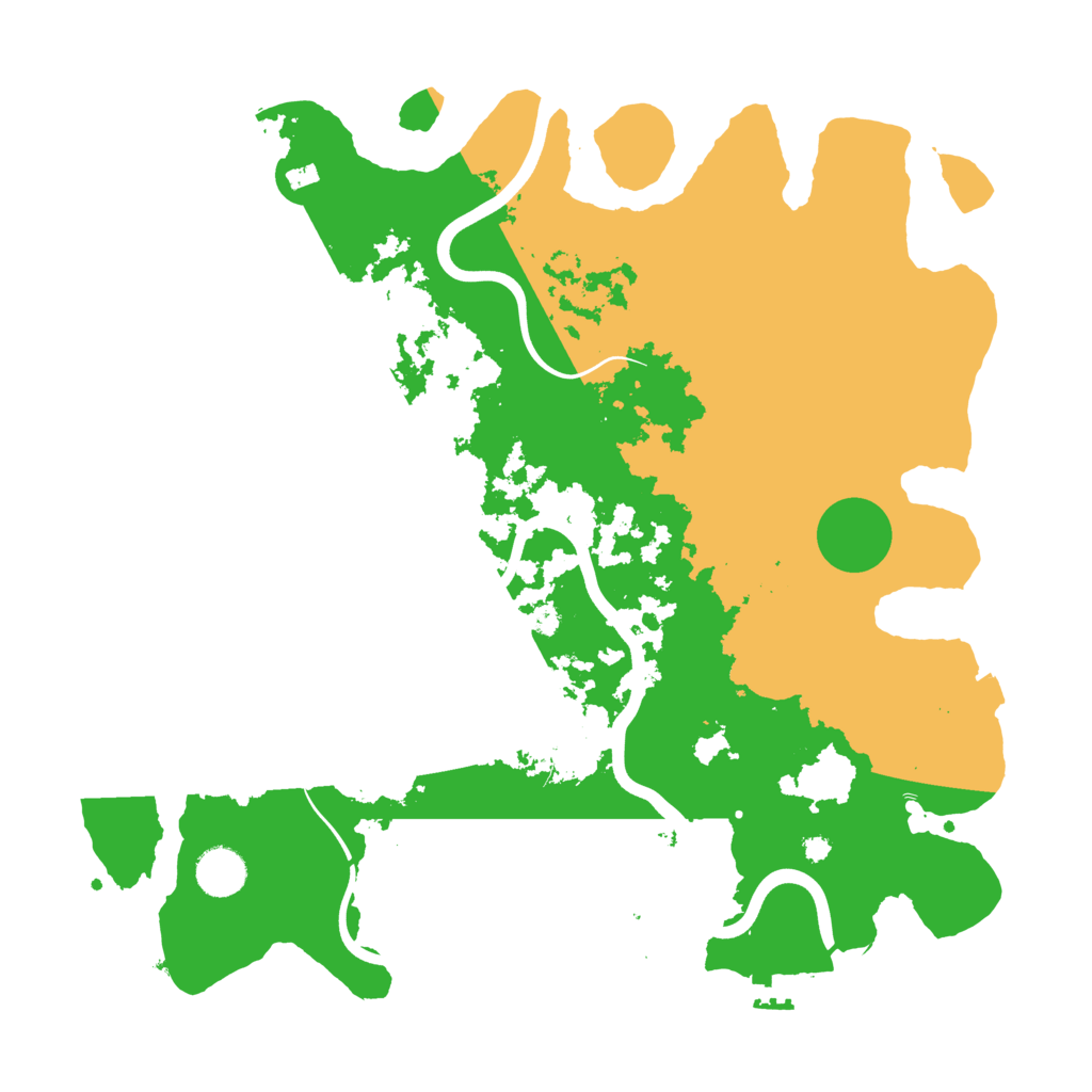 Biome Rust Map: Procedural Map, Size: 3850, Seed: 44479119
