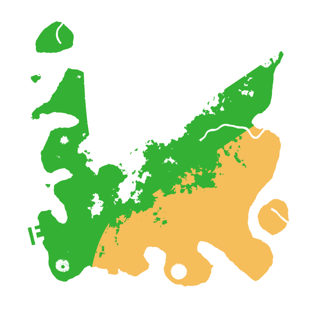 Biome Rust Map: Procedural Map, Size: 3500, Seed: 322251730