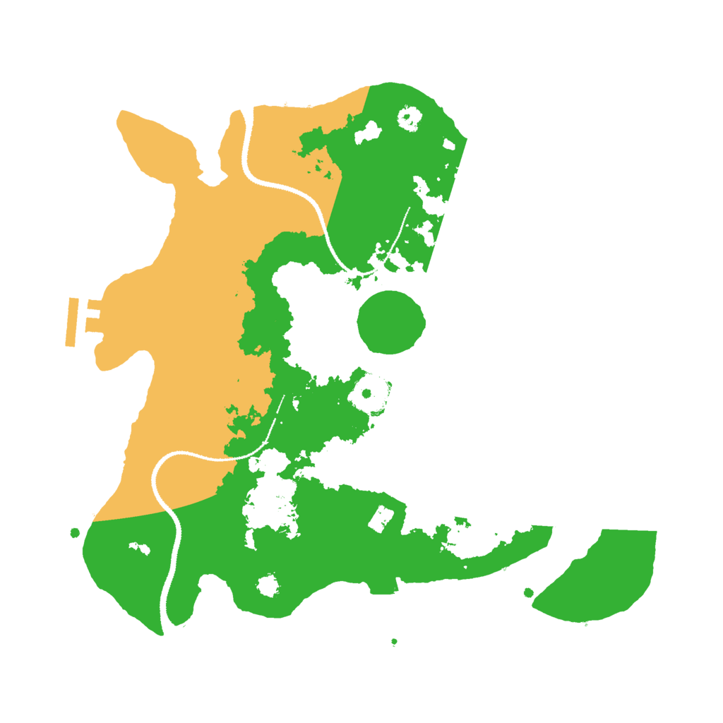 Biome Rust Map: Procedural Map, Size: 3000, Seed: 1728153651