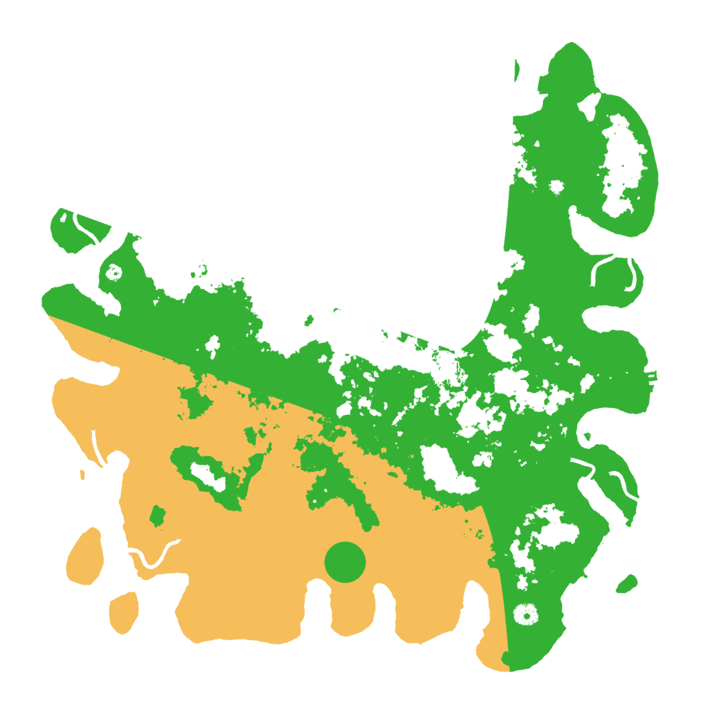Biome Rust Map: Procedural Map, Size: 4500, Seed: 410