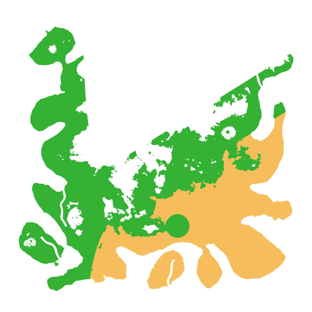 Biome Rust Map: Procedural Map, Size: 3500, Seed: 770898274