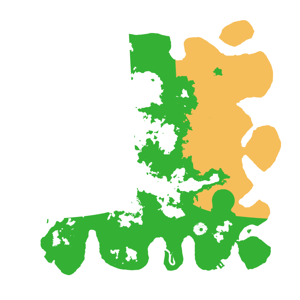 Biome Rust Map: Procedural Map, Size: 3500, Seed: 1178114709