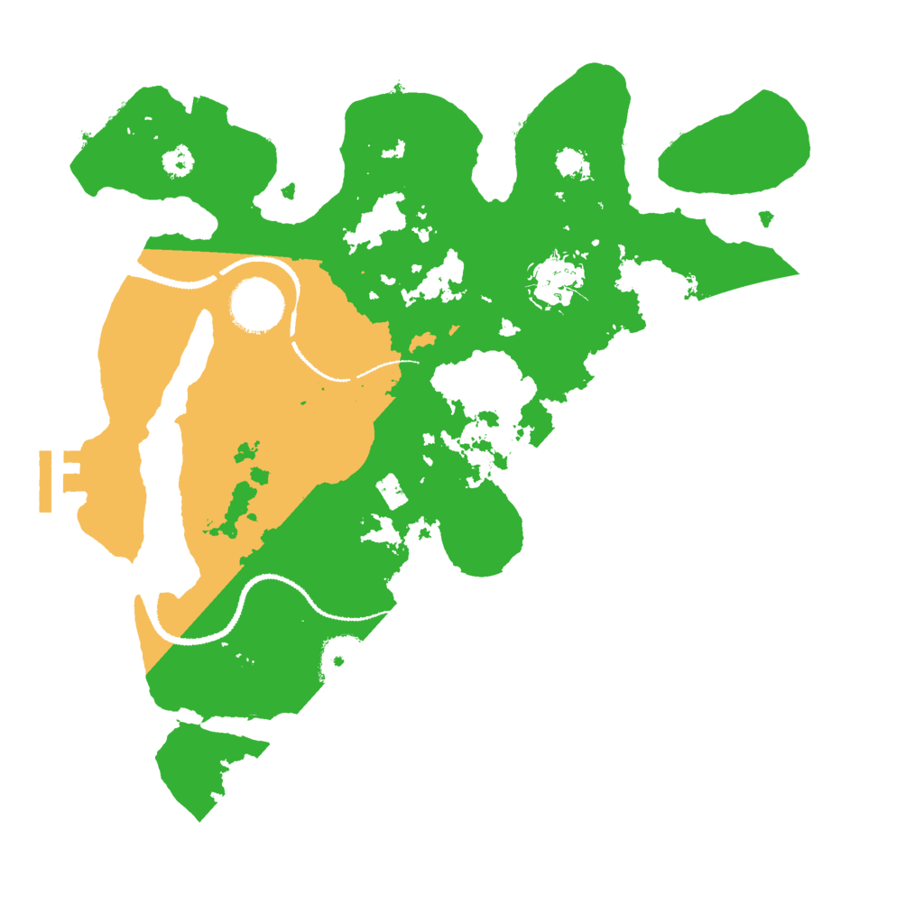 Biome Rust Map: Procedural Map, Size: 3000, Seed: 611886129